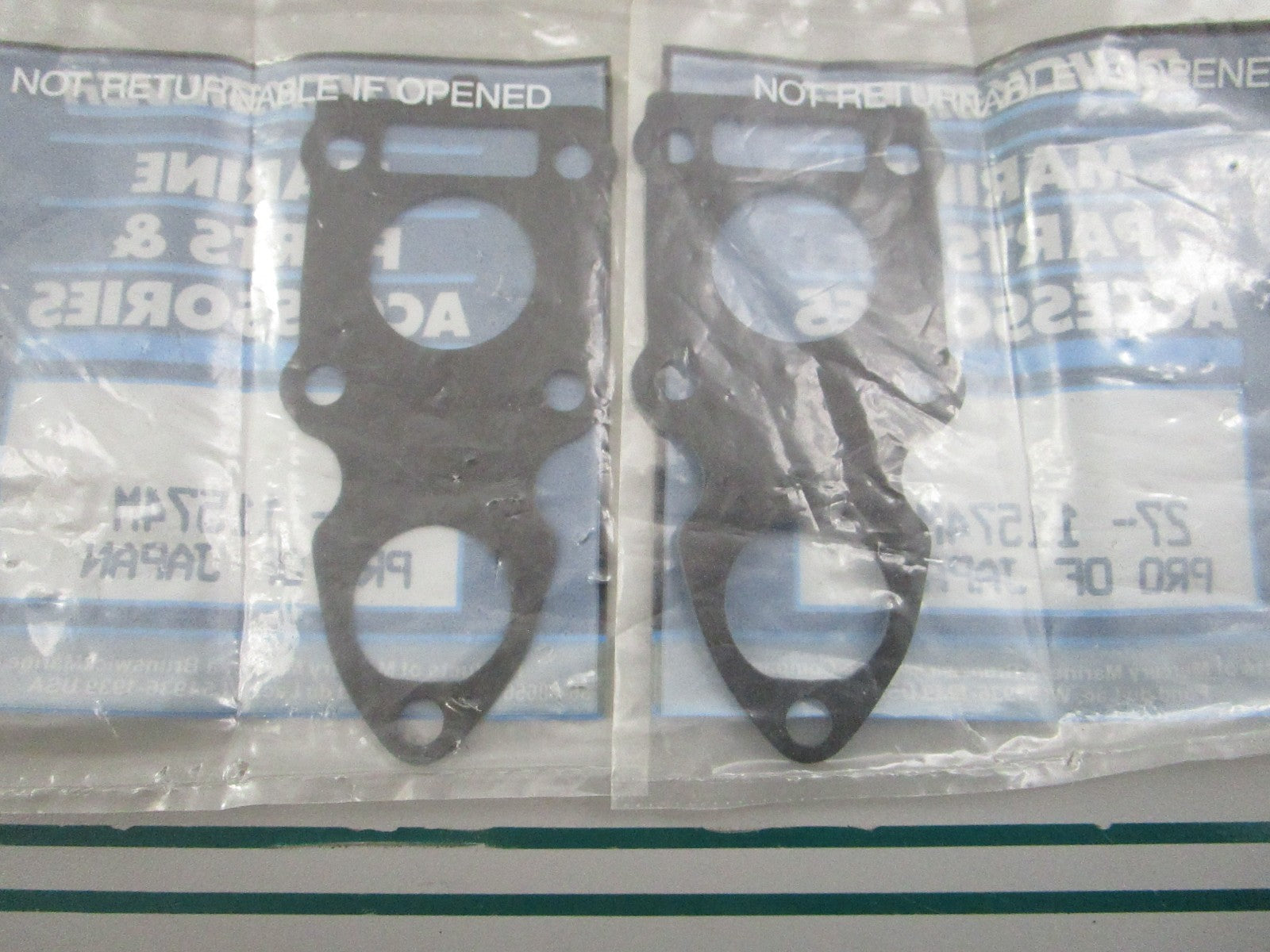 NEW OEM (LOT OF 2) 27-11574M Mercury Quicksilver Gasket 0810
