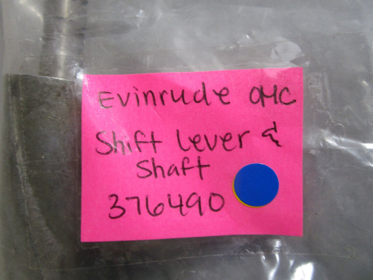 *NEW OEM* 0810 OMC Johnson Evinrude Shift Lever & Shaft 376490 0376490