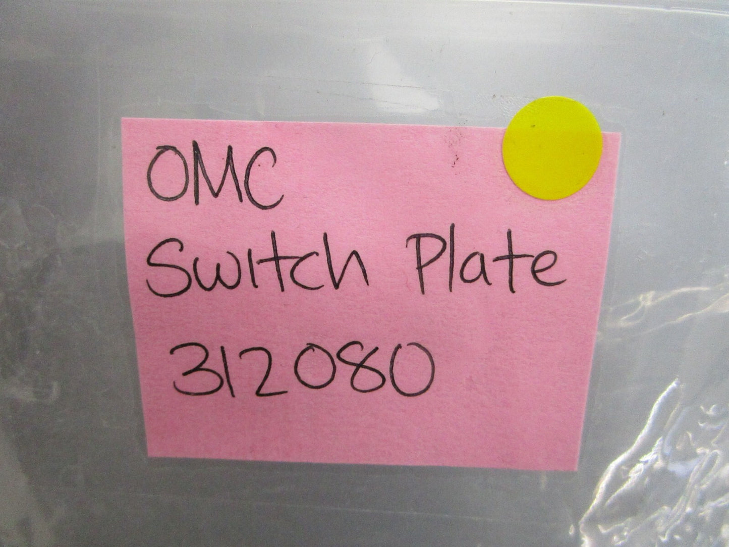 *NEW OEM* 0820 OMC Johnson Evinrude Switch Plate 312080 0312080