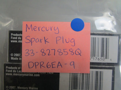 *NEW OEM* 0810 Mercury Quicksilver Spark Plug 33-827858Q DPR6FA-9