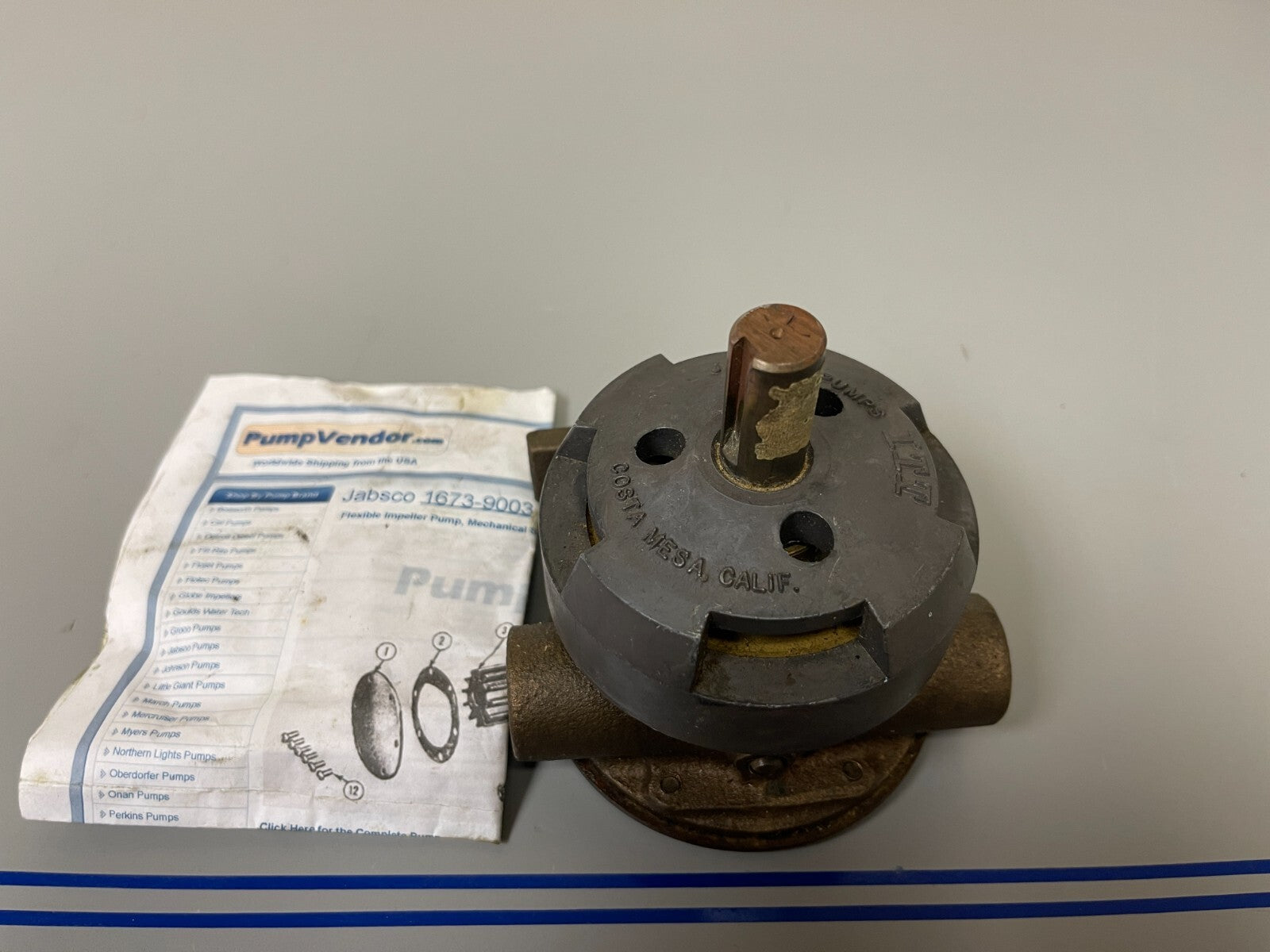 *NEW OEM* 0720 Jabsco Pump 1673-9003
