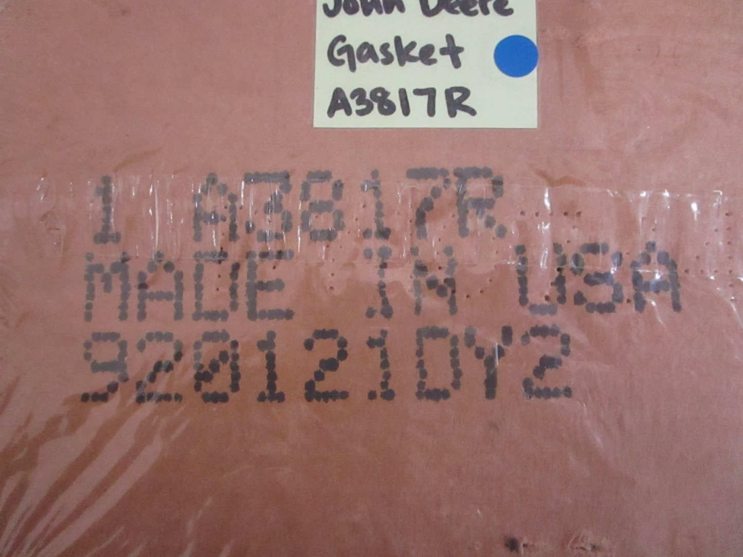 *NEW* 0770 John Deere Gasket A3817R