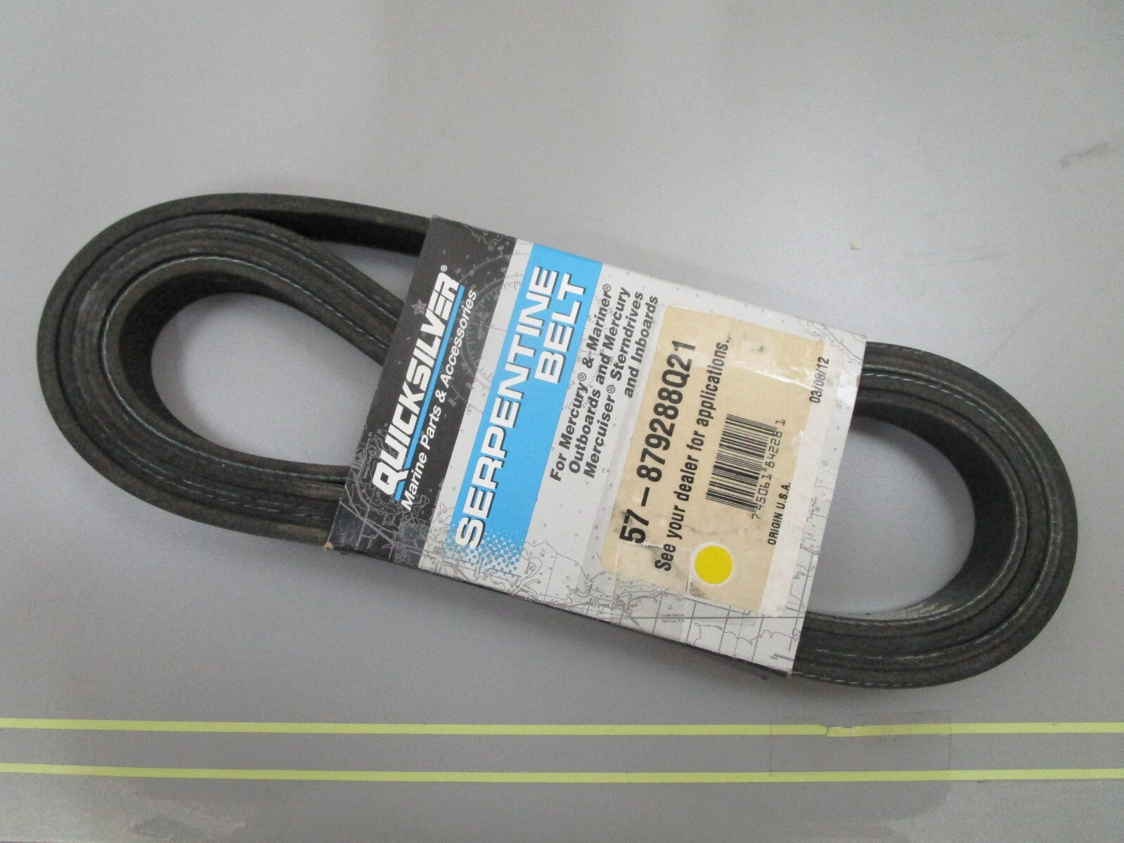 *NEW OEM* 0810 Mercury Quicksilver Serpentine Belt 57-879288Q21