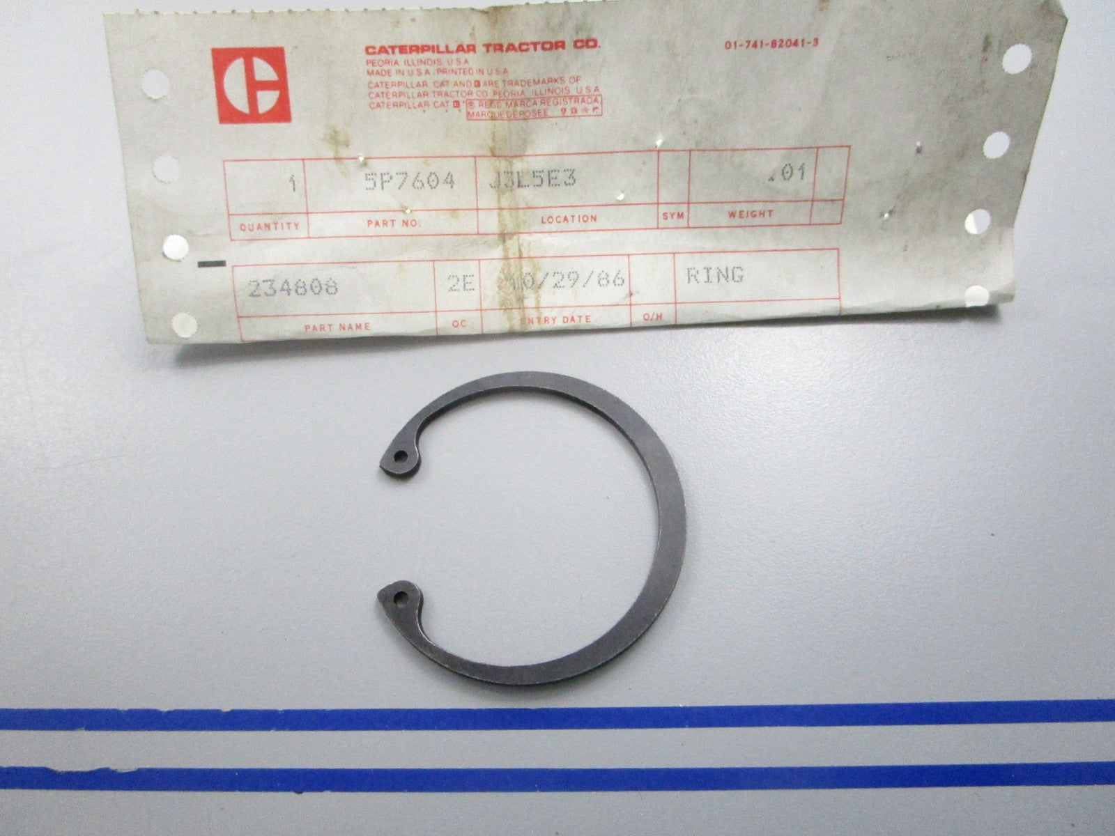 NEW OEM 5P-7604 CAT Ring 0810