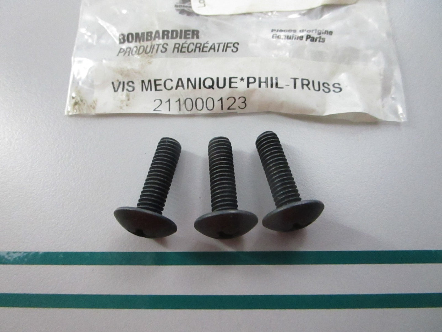 NEW OEM (LOT OF 3) 211000123 BRP Screw 0810