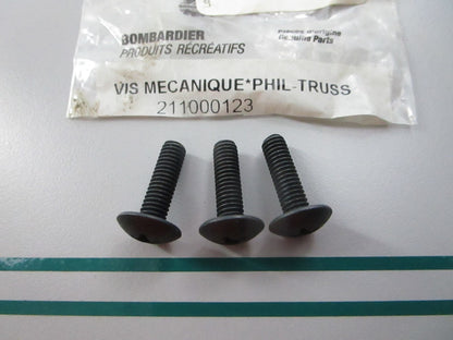 NEW OEM (LOT OF 3) 211000123 BRP Screw 0810