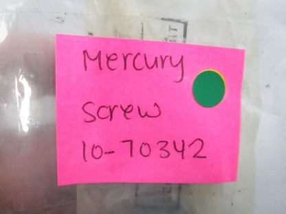 NEW OEM (LOT OF 4) 10-70342 Mercury Quicksilver Screw 0810