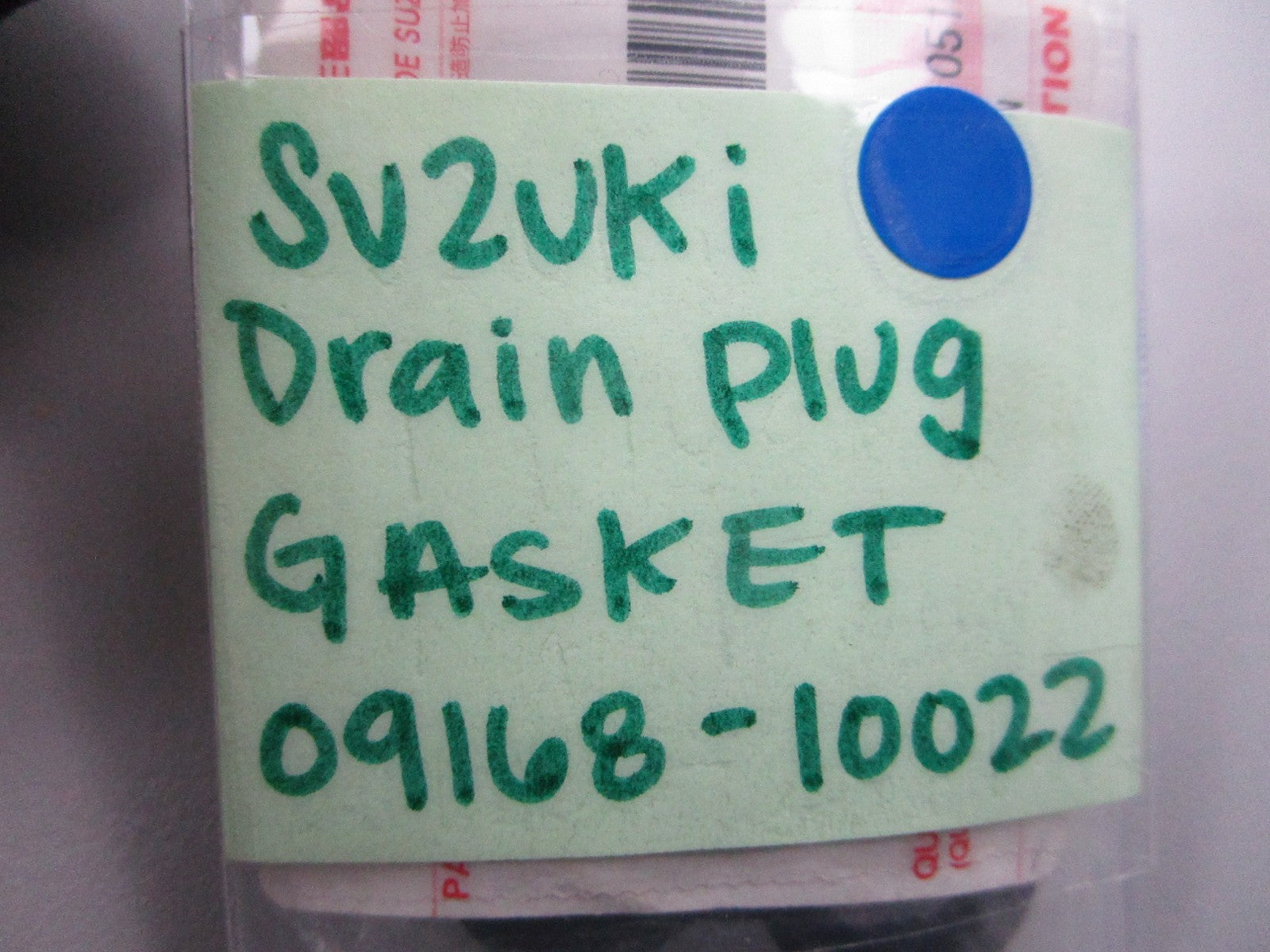 *NEW OEM* (LOT OF 2) 0810 Suzuki Drain Plug Gasket 09168-10022