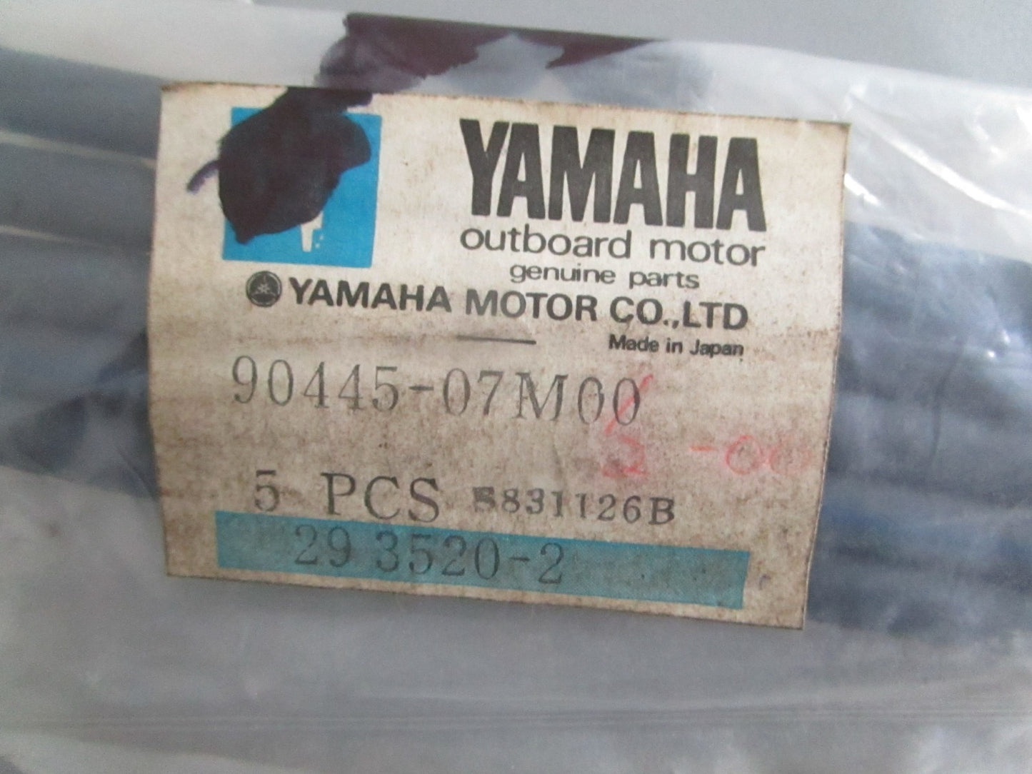 NEW OEM (LOT OF 5) 90445-07M00-00 Yamaha Hose 0820