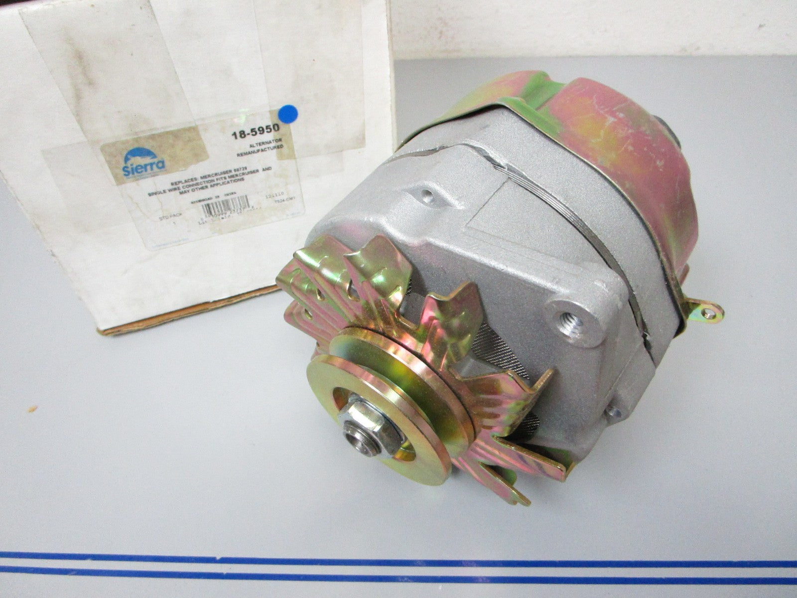 NEW 18-5950 Replaces: Mercruiser 69729 Sierra Remanufactured Alternator 0720