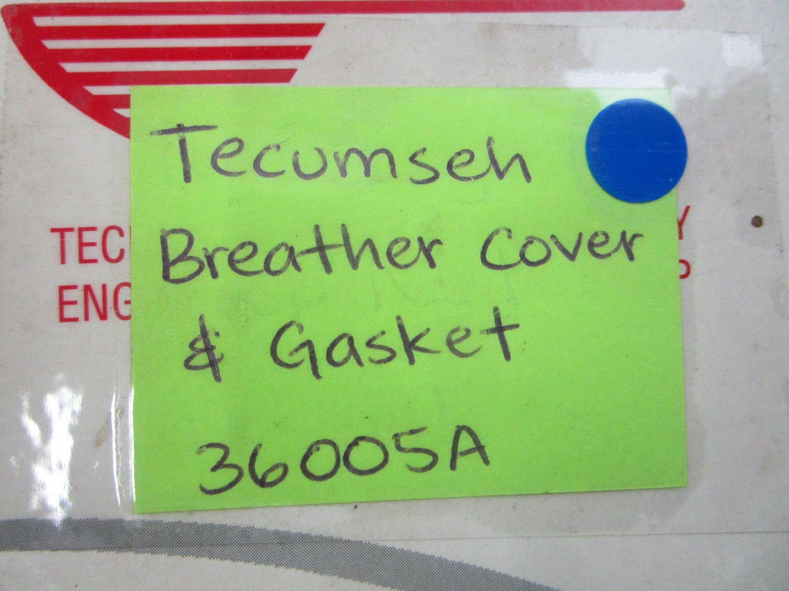 NEW OEM 36005A Tecumseh Breather Cover & Gasket 0810