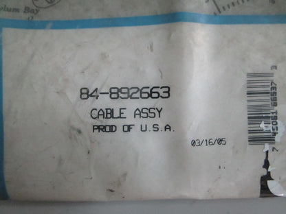 *NEW OEM* 0820 Mercury Quicksilver Cable Assy 84-892663
