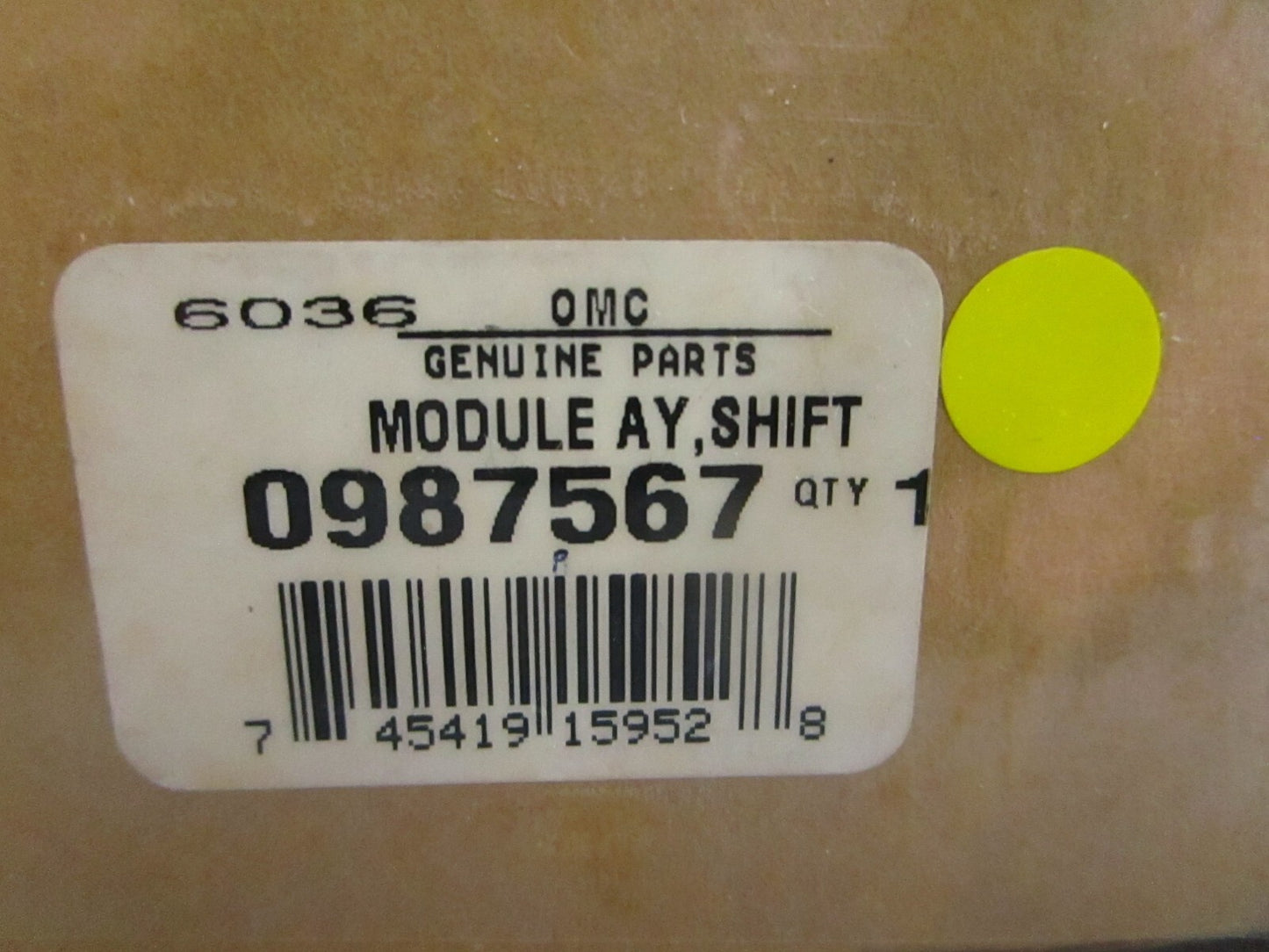 *NEW OEM* 0820 OMC Johnson Evinrude Shift Module Ay 987567 0987567