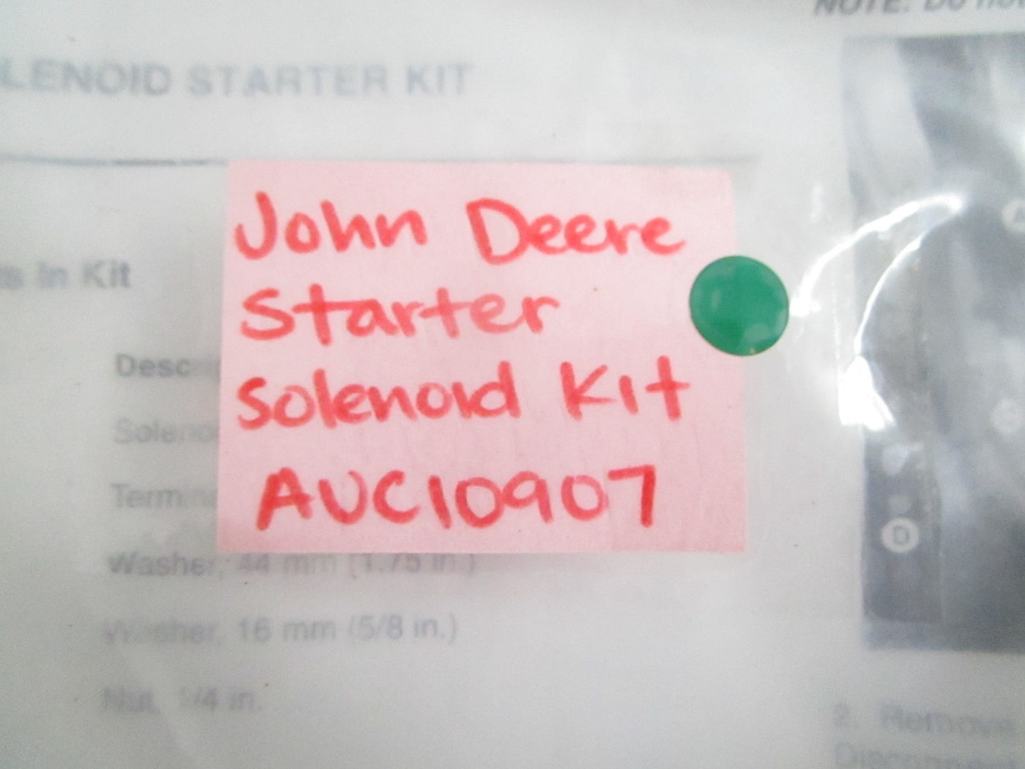 NEW OEM AUC10907 John Deere Solenoid Kit 0820