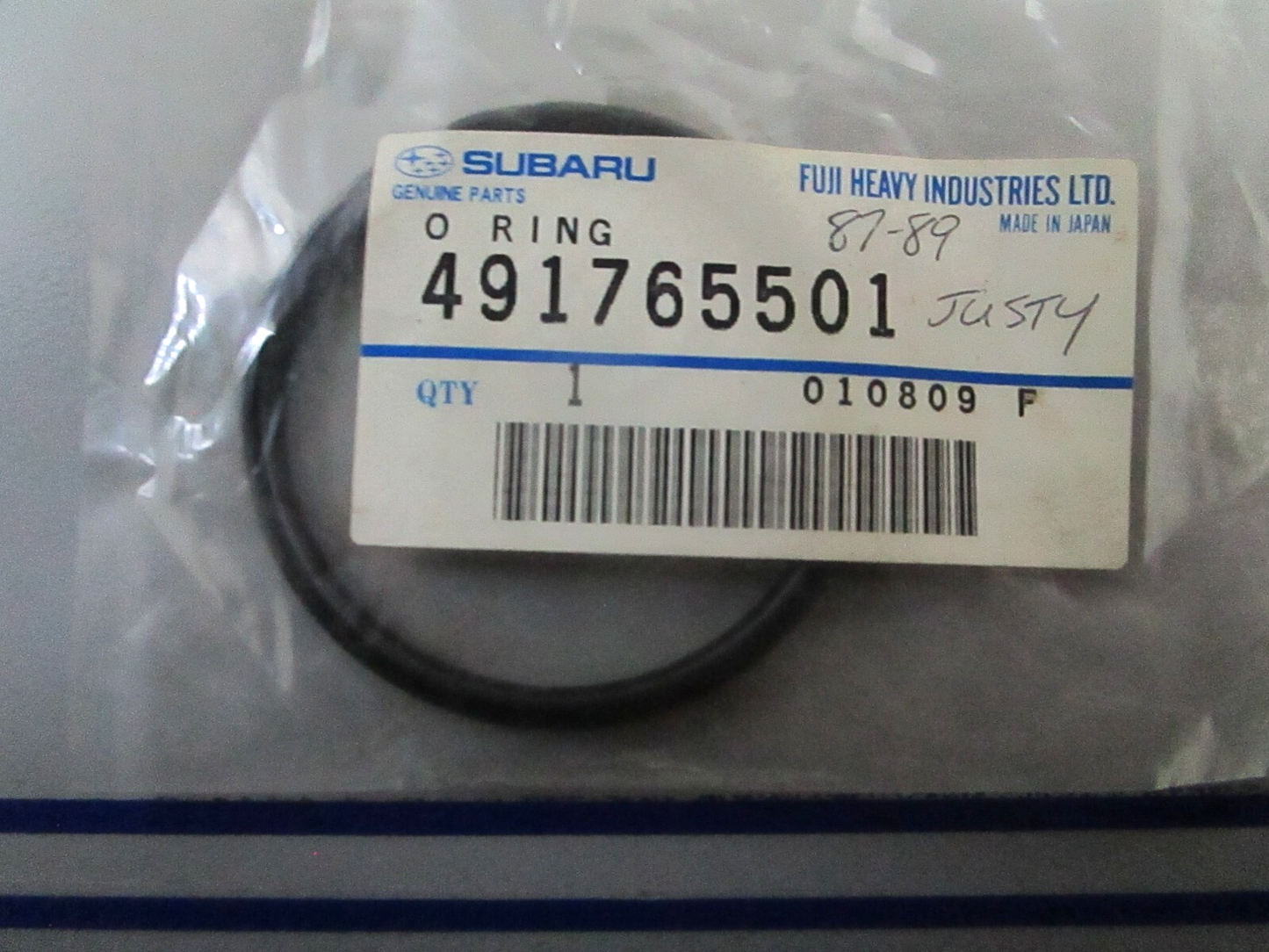 *NEW OEM* 0810 Subaru O-Ring 491765501