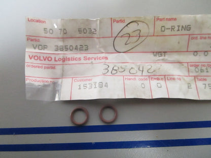 NEW OEM (LOT OF 2) 3850423 Volvo Penta O-Ring 0810