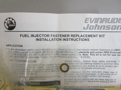 *NEW OEM* 0820 OMC Johnson Evinrude V6 FI Screw Kit Ay 5006650