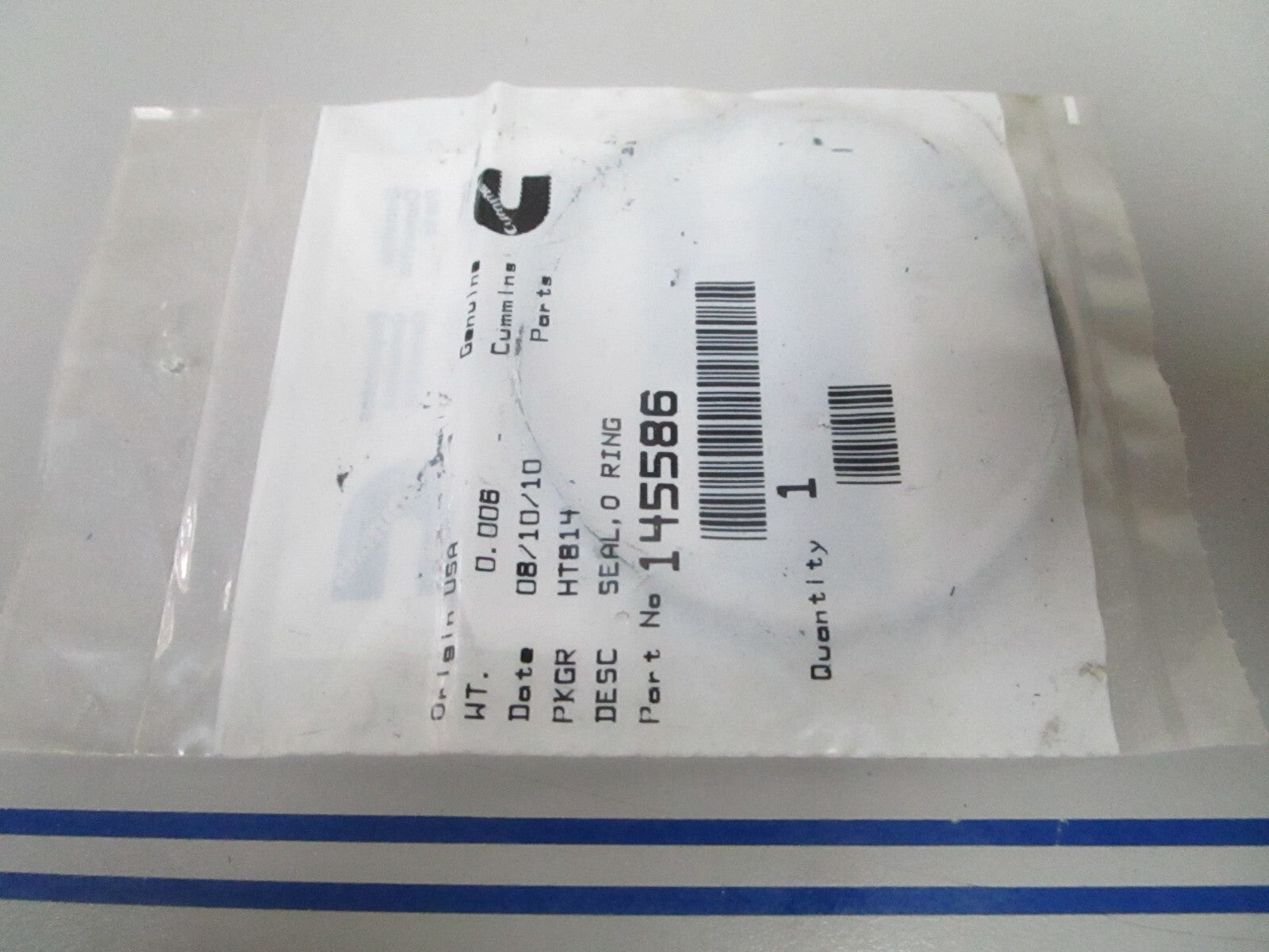 *NEW OEM* 0810 Cummins O-Ring Seal 145586