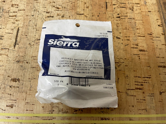 *NEW* 0810 Sierra Condenser 18-5338 Replaces:  OMC 382136 Mercruiser 391-5092