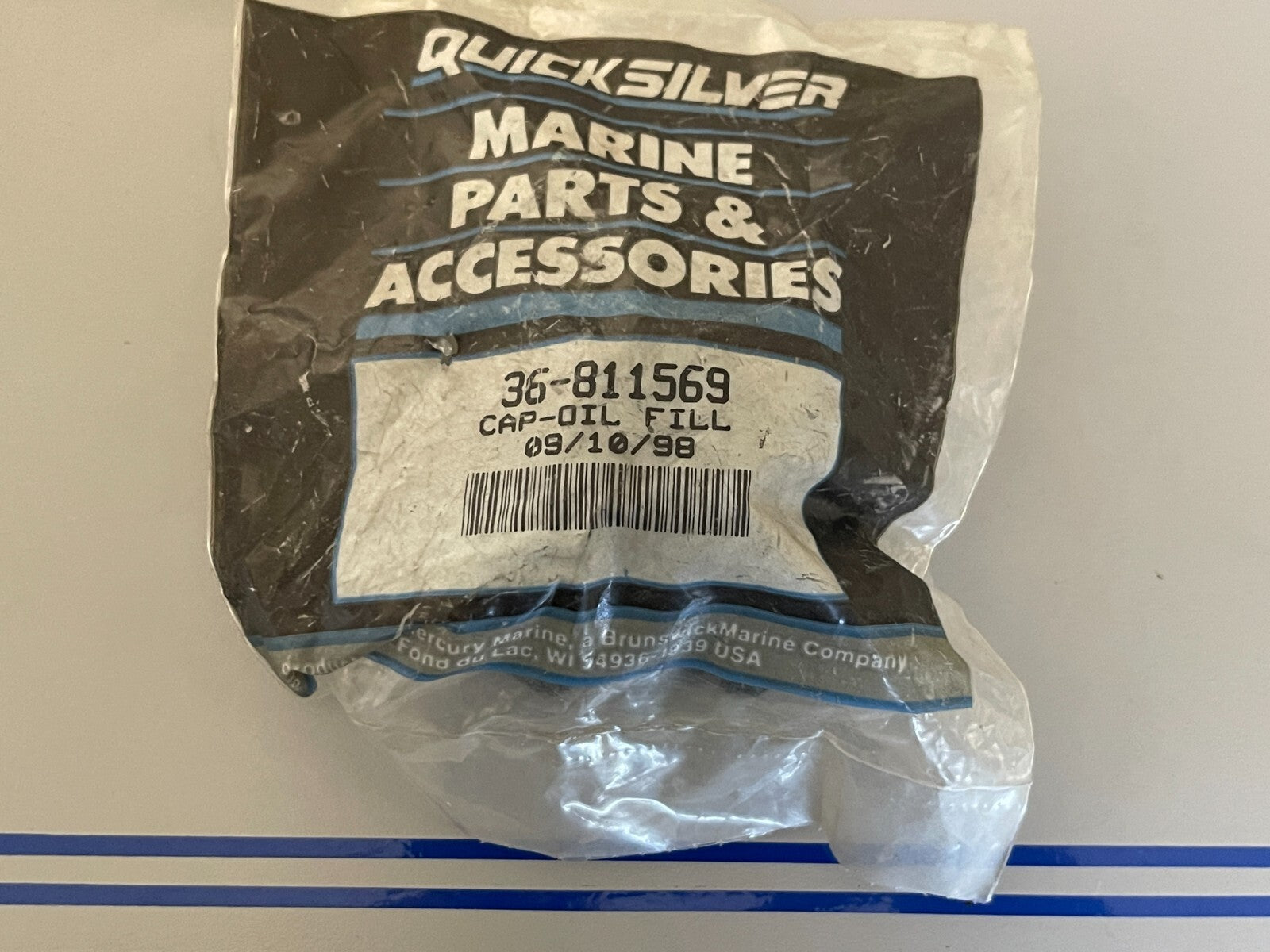 *NEW OEM* 0810 Mercury Quicksilver Oil Fill Cap 36-811569