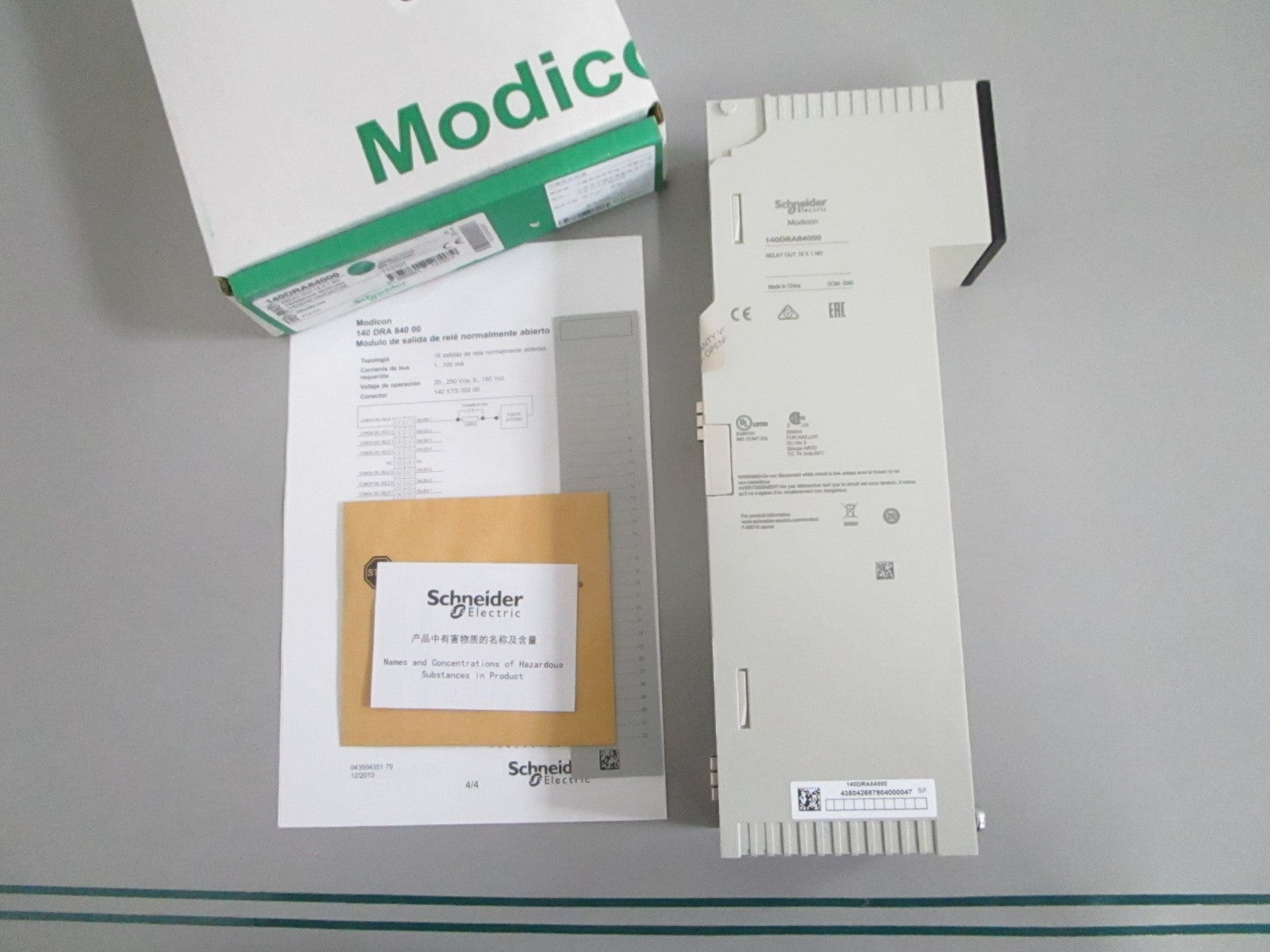 Schneider 140DRA84000 Modicon Quantum Relay Output 16x1 NO NOS NEW OEM 0820