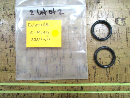 *NEW OEM* (LOT OF 2) 0750 OMC Johnson Evinrude O-RING 320140 0320140