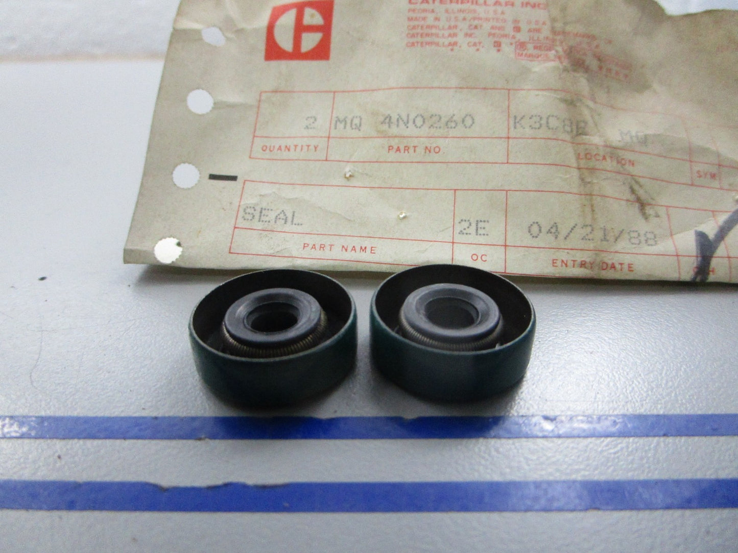 NEW OEM (LOT OF 2) 4N-0260 CAT Seal 0810