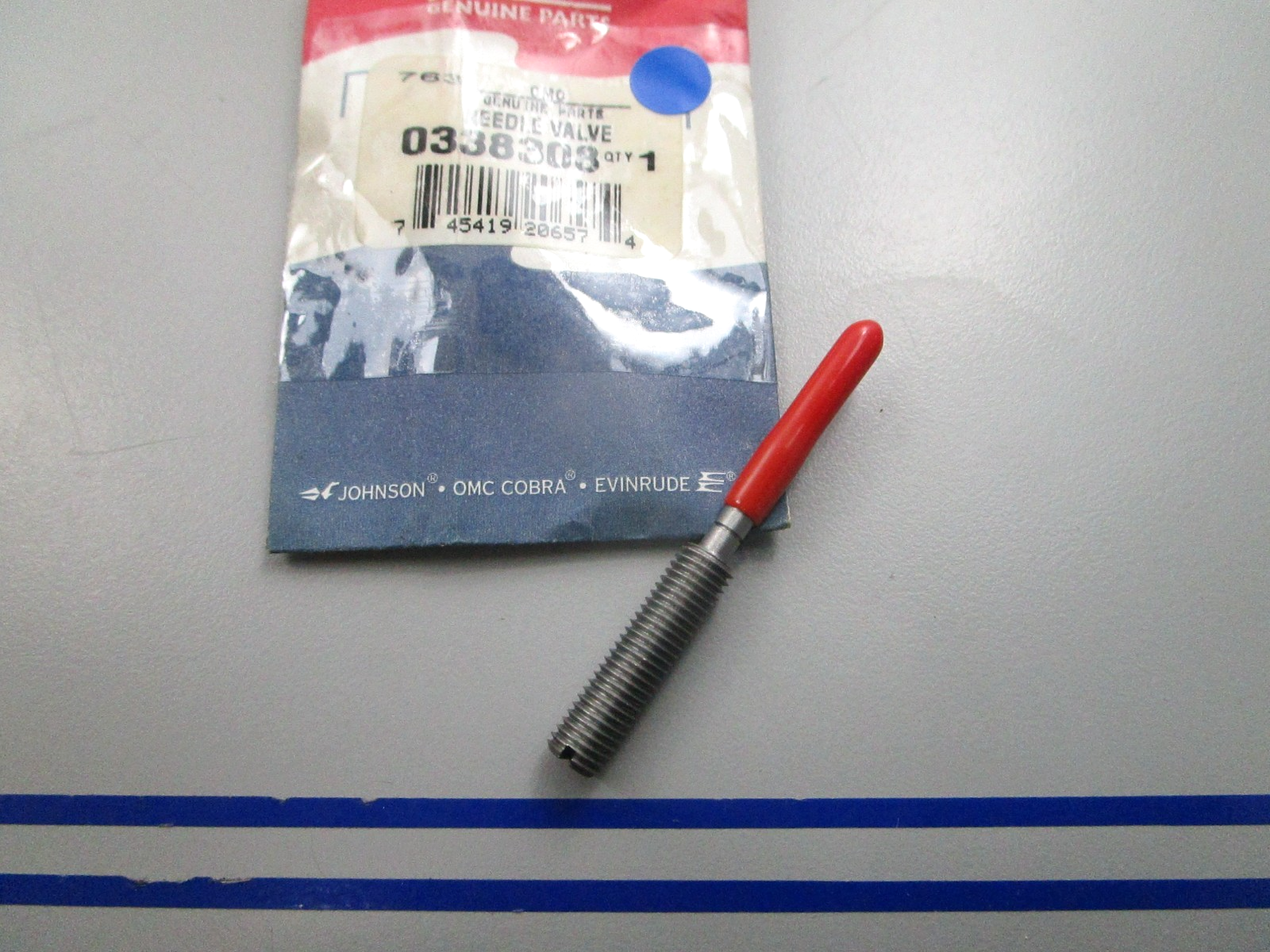NEW OEM OMC Johnson Evinrude 338308 0338308 Needle Valve 0810