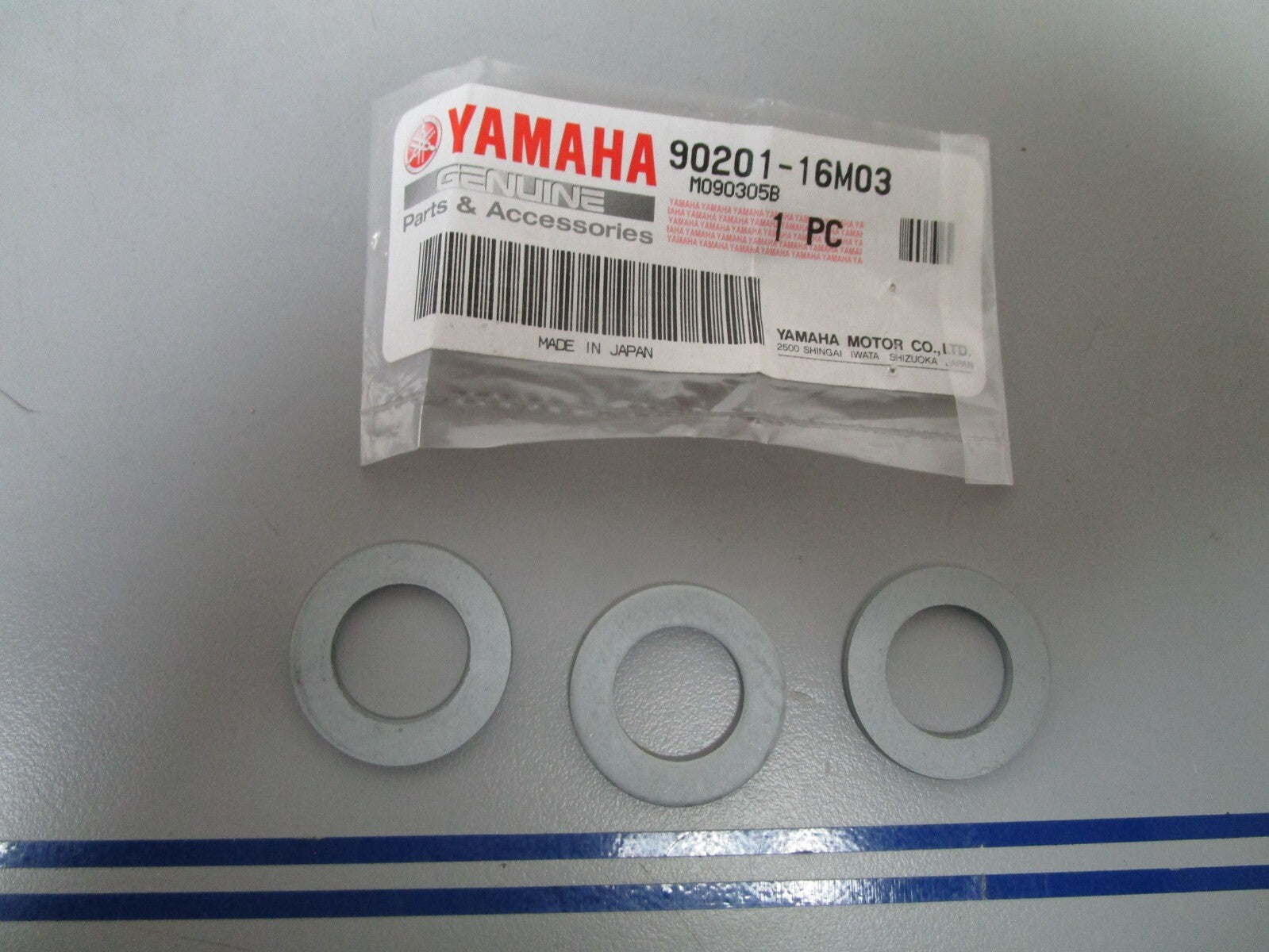 *NEW OEM* (LOT OF 3) 0770 Yamaha Impeller Washer Plate 90201-16M03