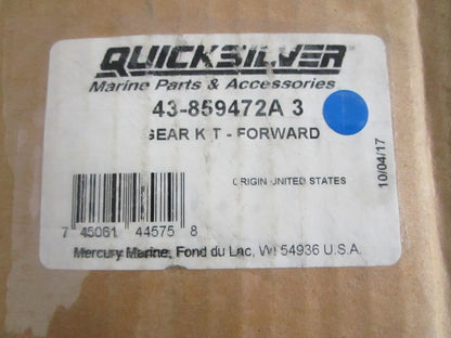 NEW OEM 43-859472A3 Mercury Quicksilver Forward Gear Kit 0820