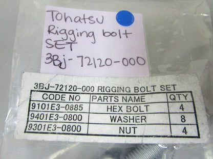 *NEW OEM* 0720 Tohatsu Nissan Rigging Bolt Set 3BJ-72120-000 3BJ72120000