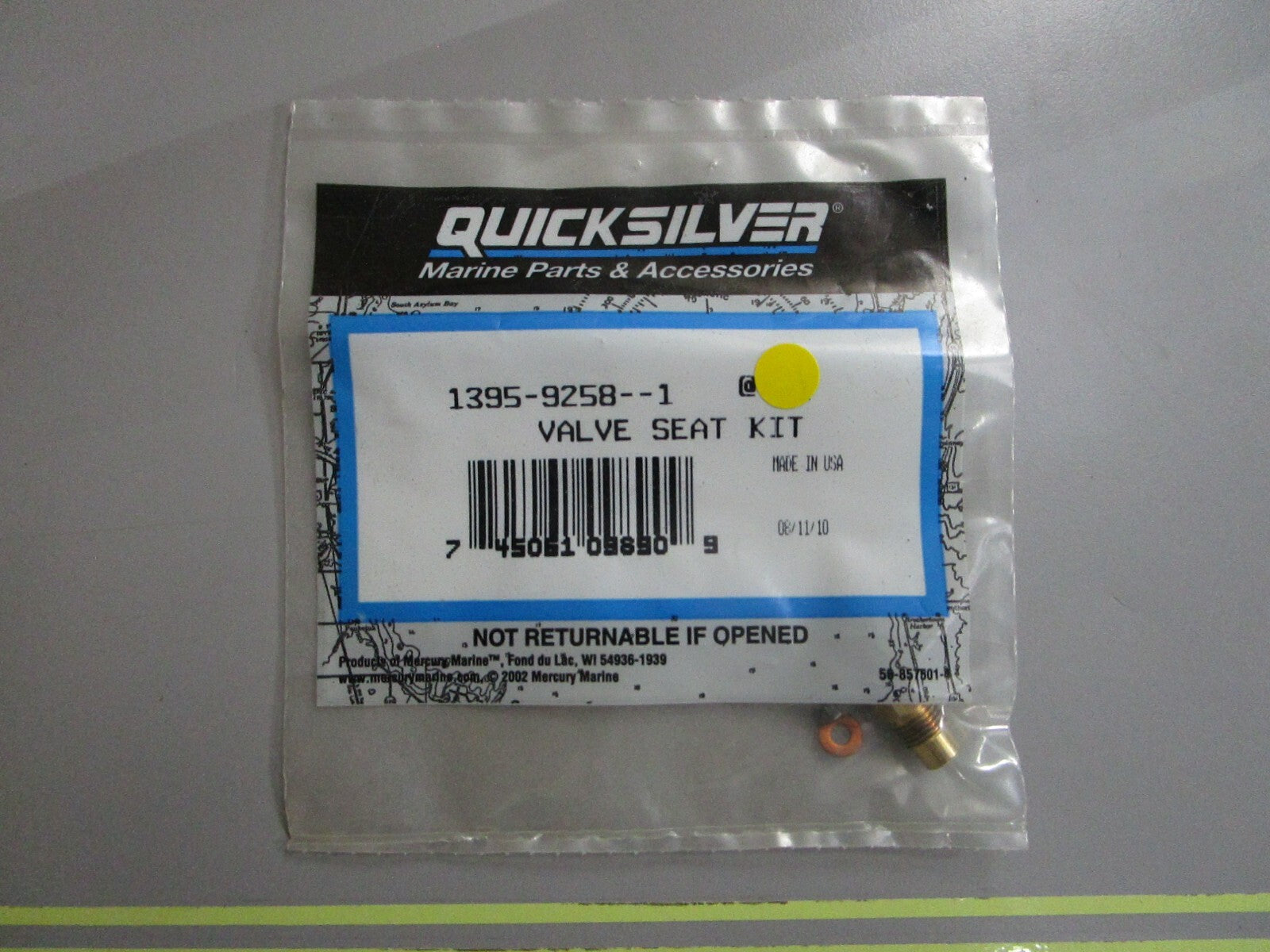 *NEW OEM* 0810 Mercury Quicksilver Valve Seat Kit 1395-9258