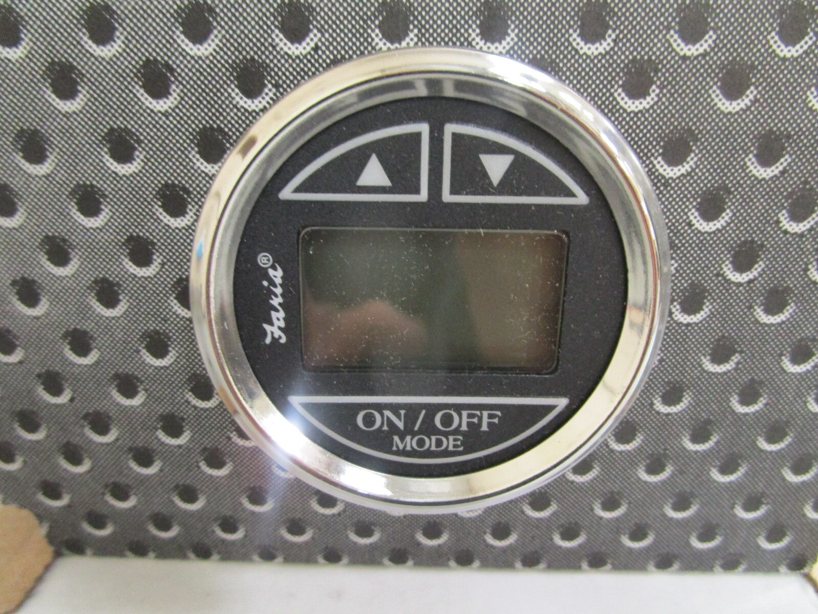 *NEW* 0820 Faria Chesapeake SS Black Depth Sounder F13795