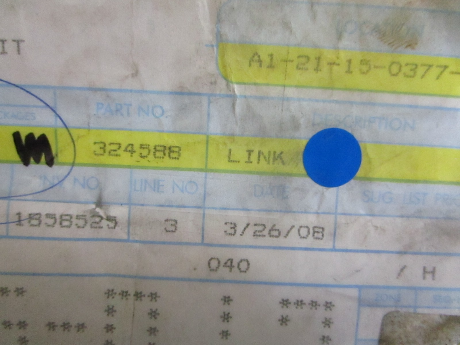 *NEW OEM* 0810 OMC Johnson Evinrude Link 324588 0324588