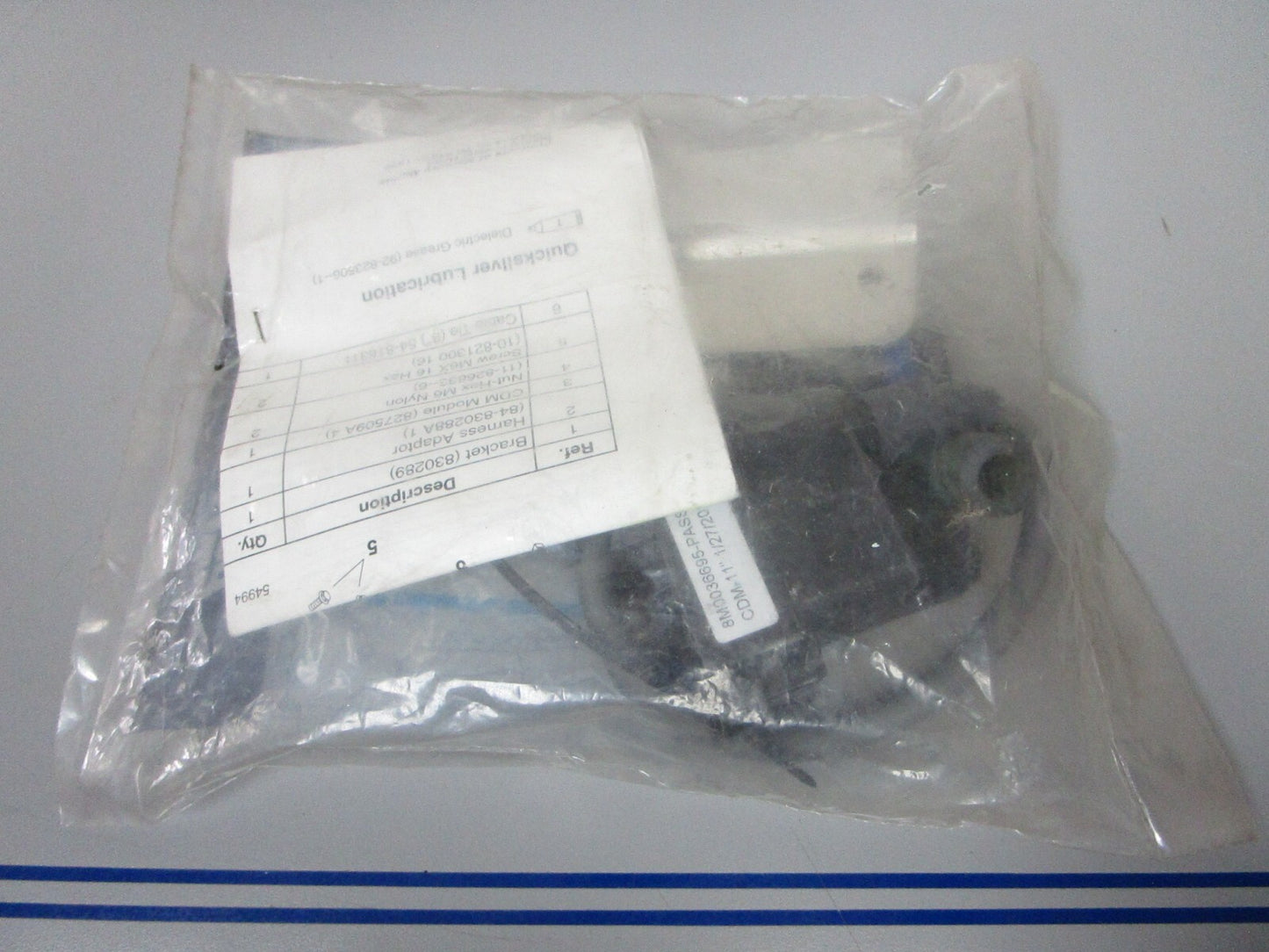 *NEW OEM* 0810 Mercury Quicksilver Adaptor Kit 827509A12