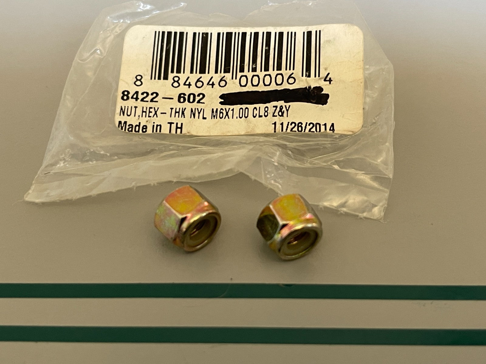 NEW OEM (LOT OF 2) 8422-602 Arctic Cat Hex Nut 0810