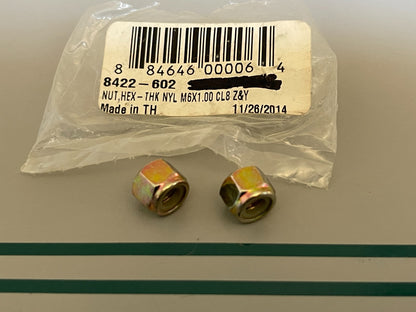 NEW OEM (LOT OF 2) 8422-602 Arctic Cat Hex Nut 0810