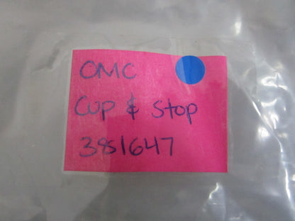 NEW OEM 381647 0381647 OMC Johnson Evinrude Cup & Stop 0820