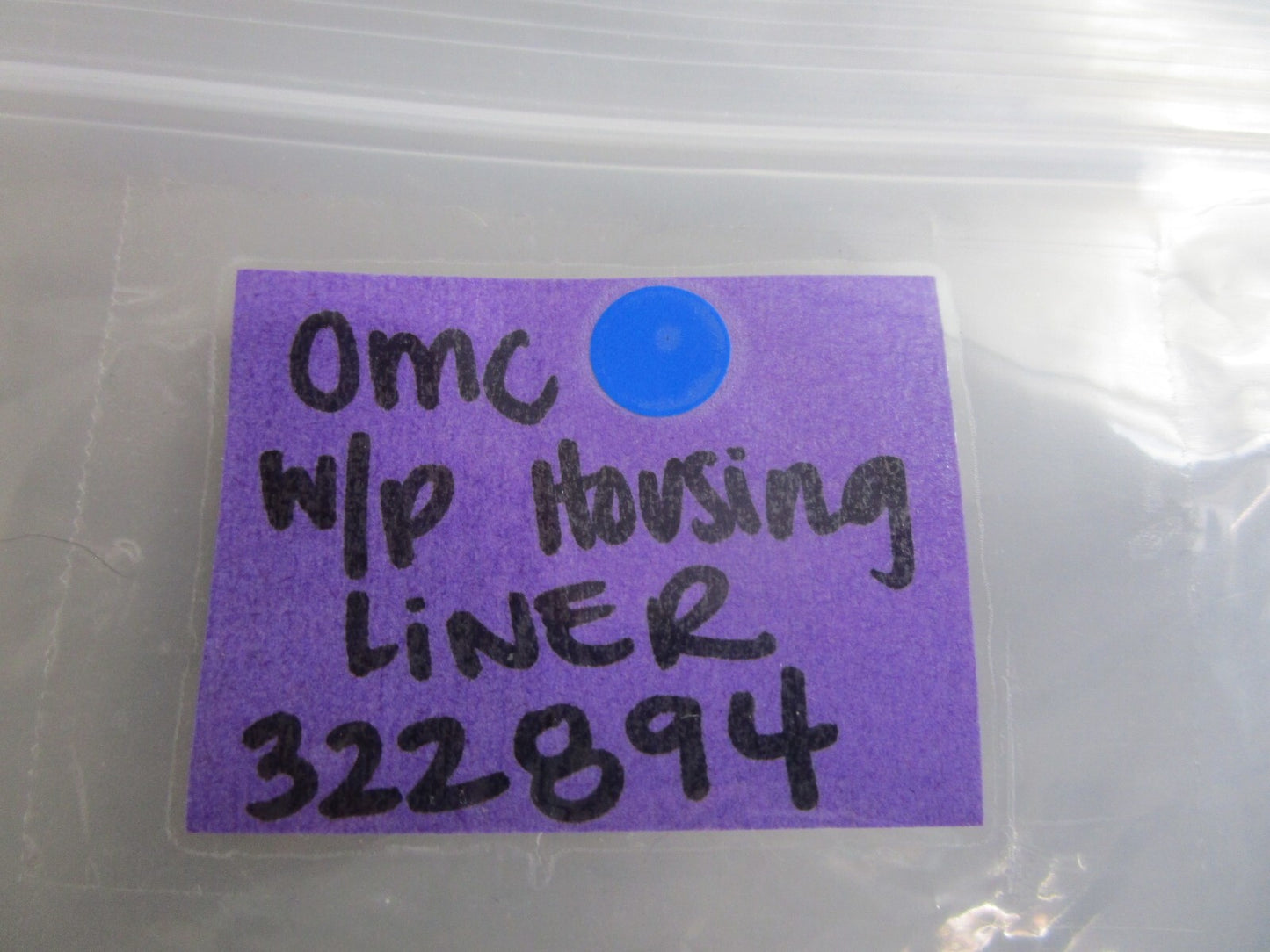 *NEW OEM* 0810 OMC Johnson Evinrude Water Pump Housing Liner 322894 0322894