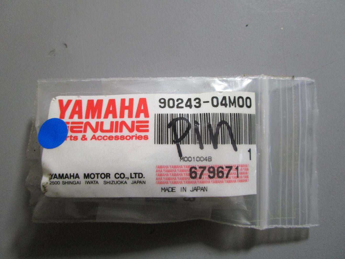*NEW OEM* (LOT OF 3) 0810 Yamaha Pin 90243-04M00
