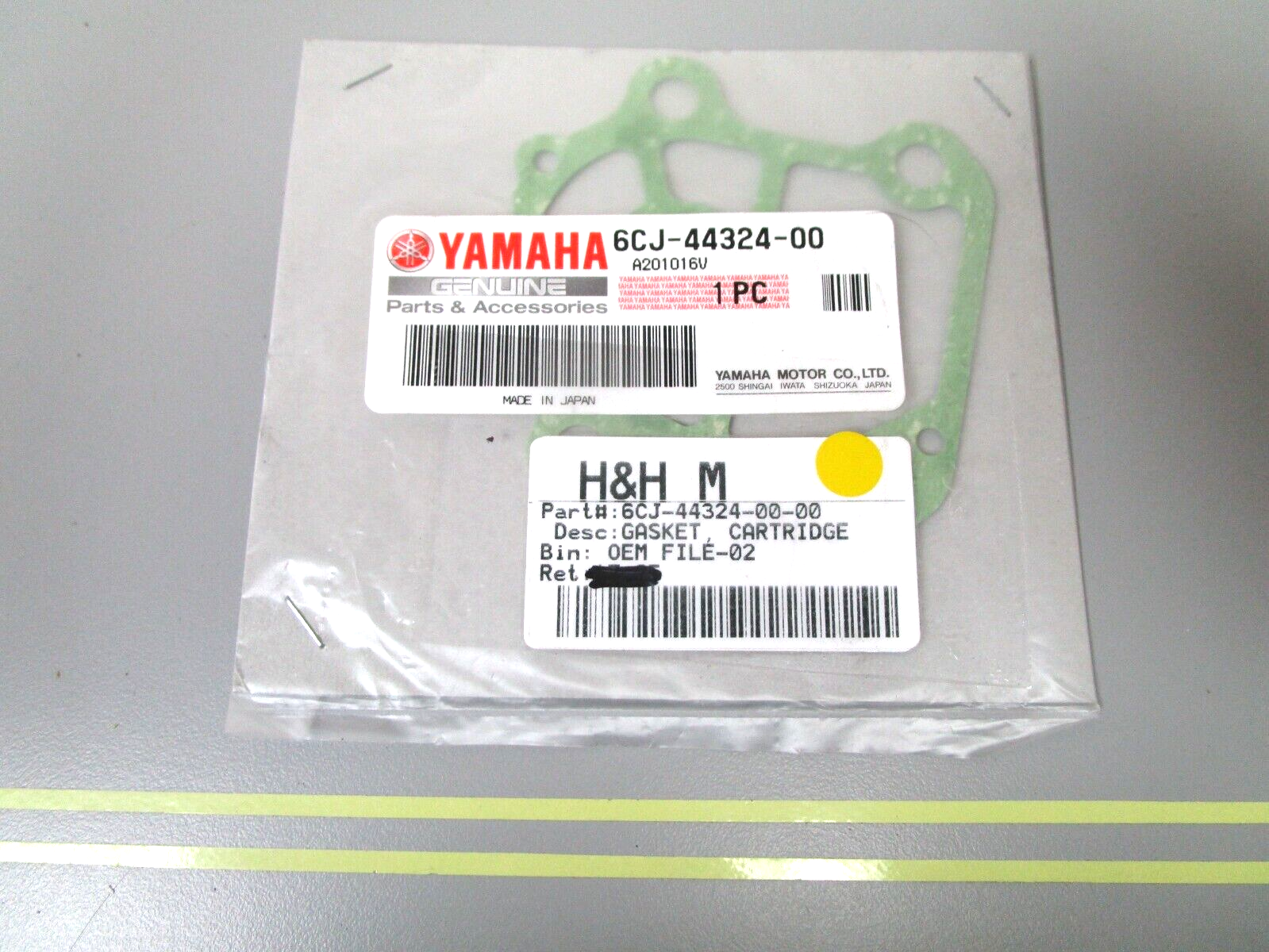 *NEW OEM* 0750 Yamaha GASKET CARTRIDGE 6CJ-44324-00-00