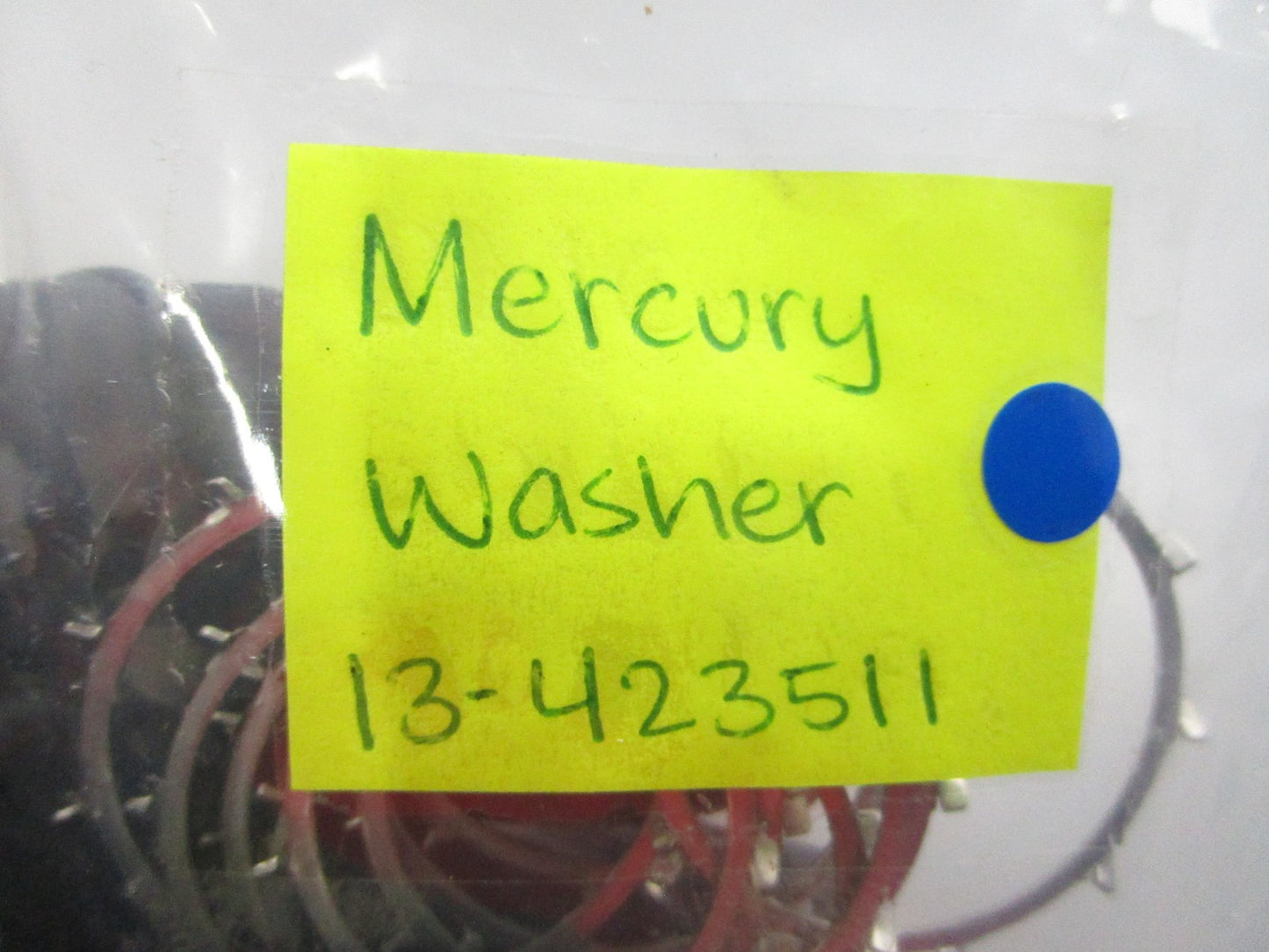 NEW OEM (LOT OF 5) 13-423511 Mercury Quicksilver Washer 0810