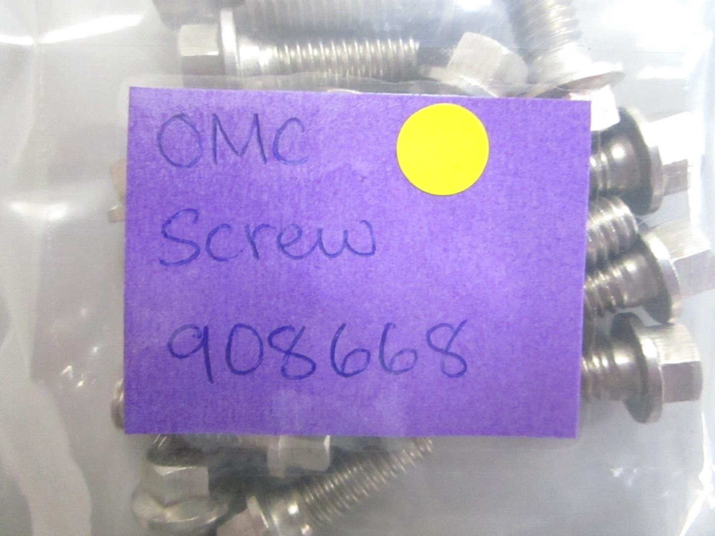 *NEW OEM* (LOT OF 4) 0750 OMC Johnson Evinrude SCREW 908668 0908668