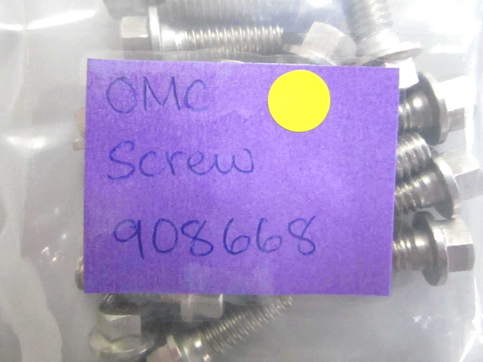*NEW OEM* (LOT OF 4) 0750 OMC Johnson Evinrude SCREW 908668 0908668