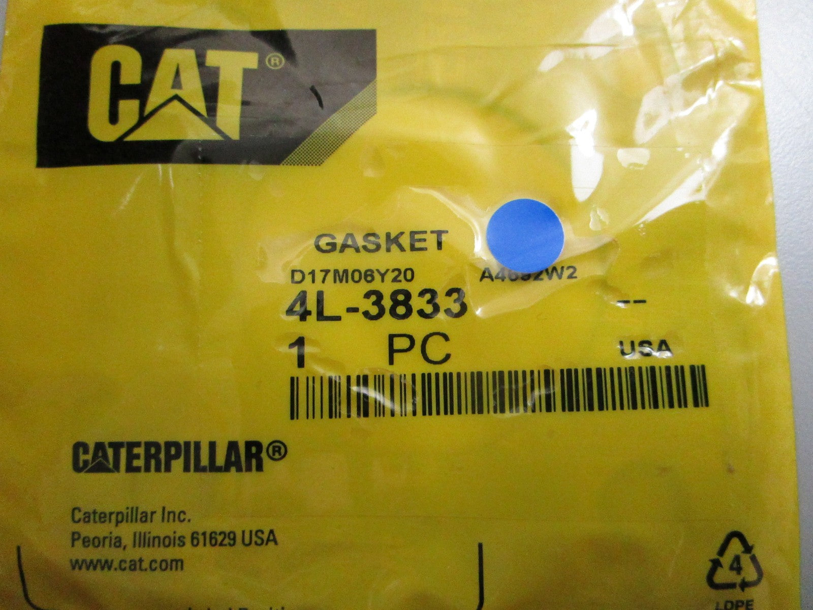 *NEW OEM* 0810 CAT Gasket 4L-3833