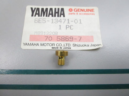 NEW OEM 6E5-13471-01-00 Yamaha Drain Plug Screw 0810