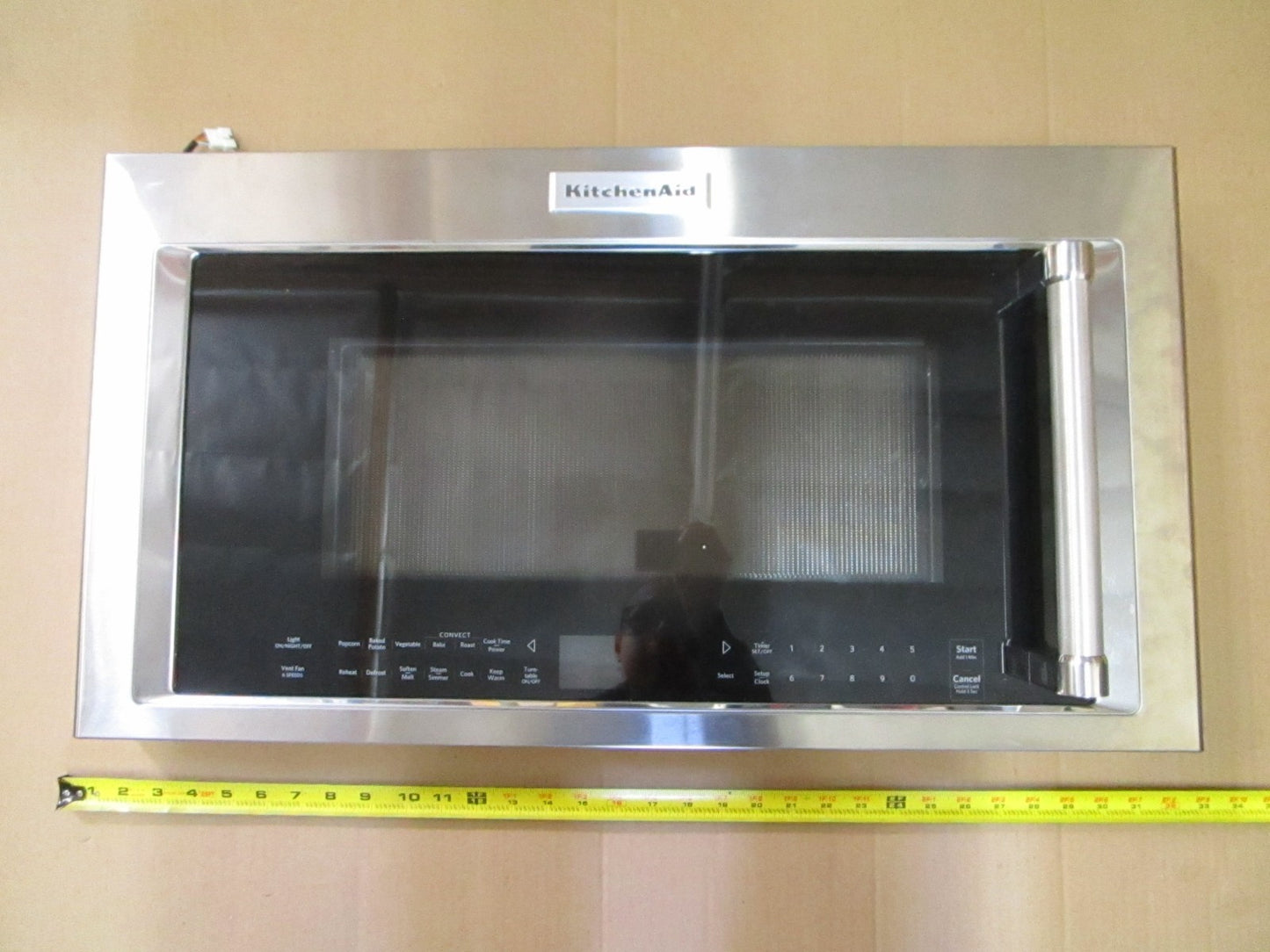 NEW OEM W11205123 Kitchen Aid Whirlpool Microwave Door 0820