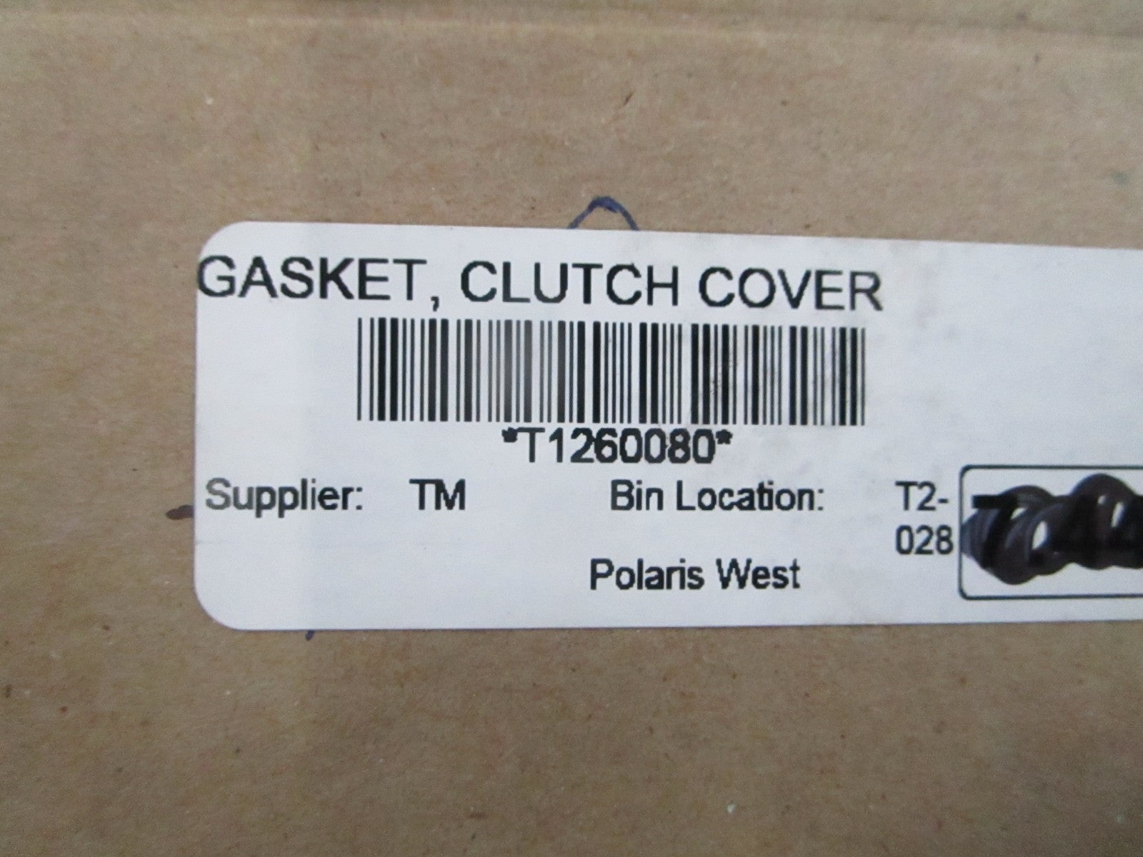 *NEW OEM* 0810 Triumph Clutch Cover Gasket T1260080