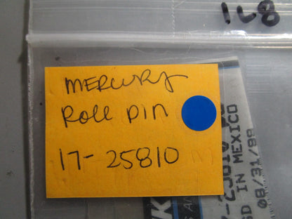*NEW OEM* (LOT OF 8) 0810 Mercury Quicksilver Roll Pin 17-25810