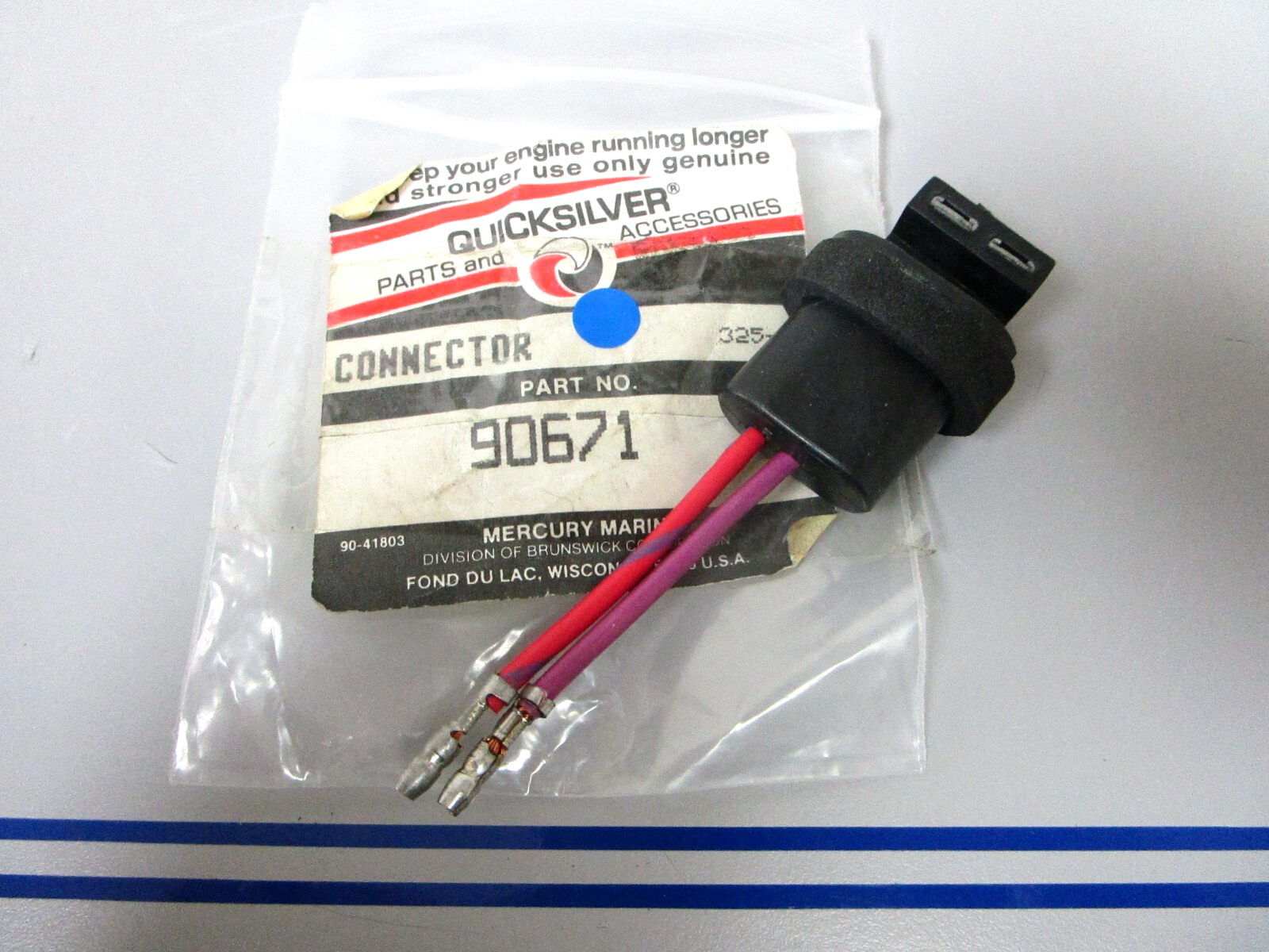 *NEW OEM* 0720 Mercury Quicksilver Connector 90671